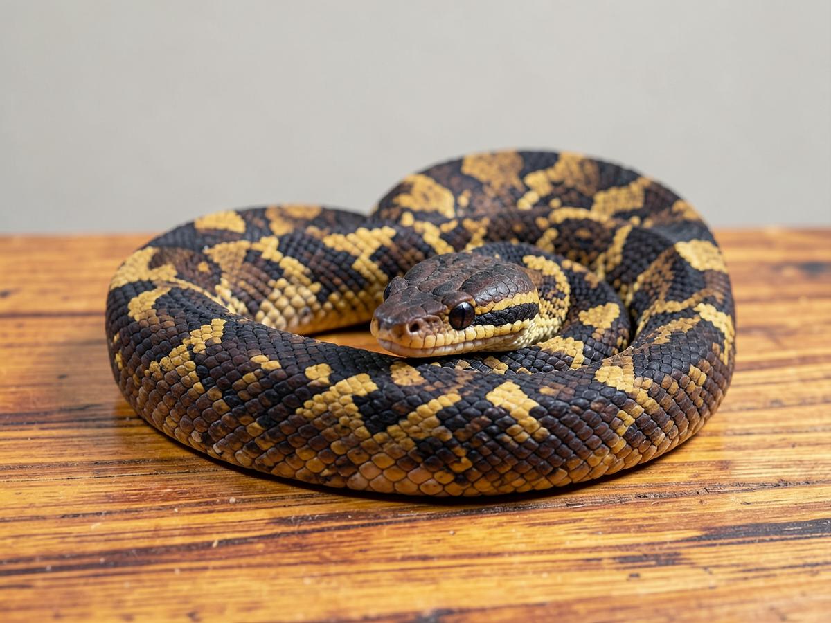 Ball Python portrait
