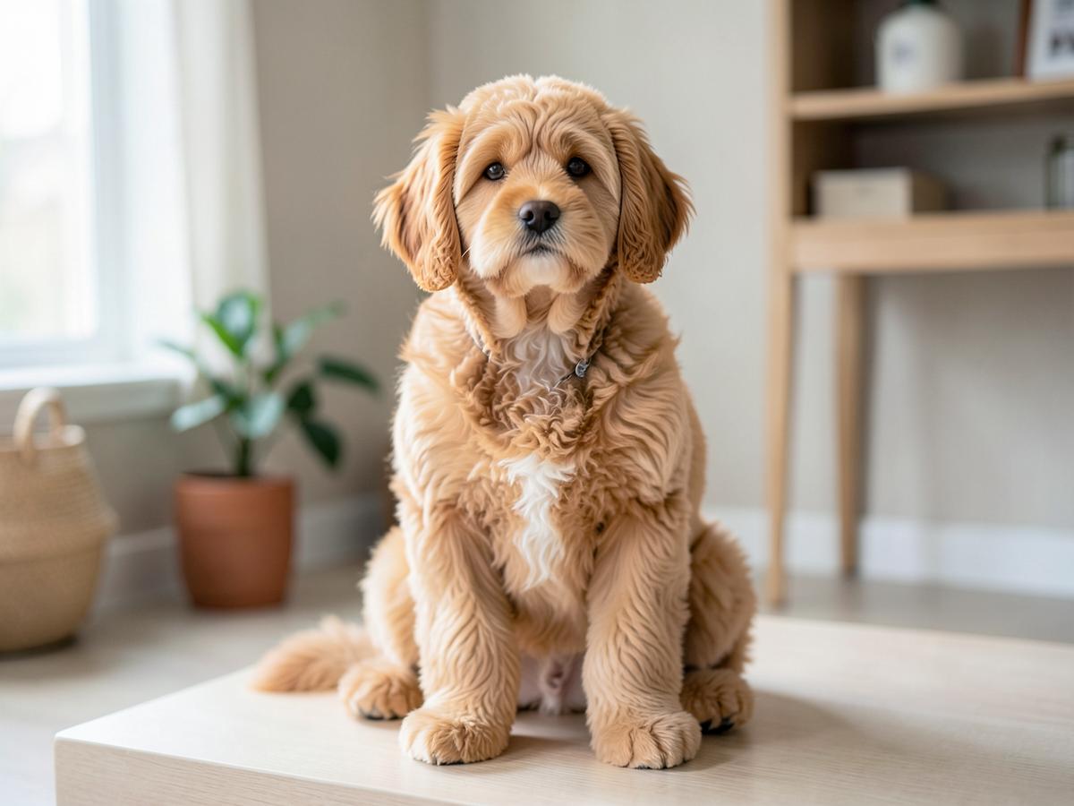Cavapoo portrait
